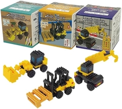 Đồ chơi lắp ghép xe công trình cho bé