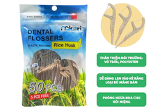 Tăm chỉ kẽ răng Eco Nakori 50+5 cây