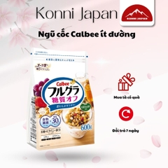 Ngũ cốc Calbee ít đường 600g (trắng)