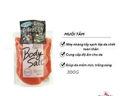 Muối tắm Utena body salt 300g (5 loại) (Nho việt quất)