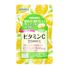 Viên nhai Orihiro bổ sung Vitamin C 120 viên (vị chanh)