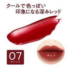 Son môi Cezanne Watery Tint Lip 4g (nhiều màu) (07 Bitter Red)
