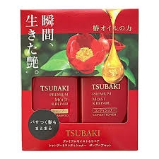 Dầu gội xả Tsubaki phục hồi hư tổn và dưỡng ẩm cao cấp - màu đỏ 2024