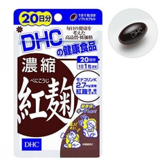 Viên uống bổ máu giảm cholesterol DHC chiết xuất men gạo lứt đỏ 20 ngày gói 20 viên