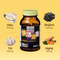 Viên uống Orihiro chiết xuất hàu nghệ, bổ thận, tăng cường sinh lí 180 viên
