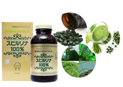 Viên uống tảo xoắn Algae Spirulina hộp 2200 viên