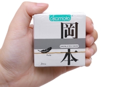 Bao Cao Su Okamoto Purity 3'sSáng bóng mềm mại, tinh khiết