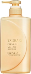 Dầu xả Tsubaki Premium Repair ngăn ngừa rụng tóc chai 490ml - màu vàng