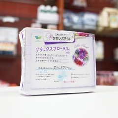 Băng vệ sinh Kao Laurie hàng ngày 72 miếng (5 mùi hương) (Cam - Hoa quả) (Tím - Hương hoa)