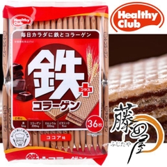 Bánh xốp Hamada bổ sung sắt collagen vị cacao 284g