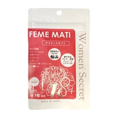 Viên uống Feme Mati Women' Secret hỗ trợ se khít vùng kín, khử mùi gói 30 viên (Mẫu mới)