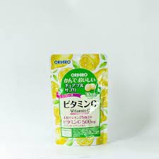 Viên nhai Orihiro bổ sung Vitamin C 120 viên (vị chanh)