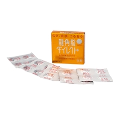 Viên ngậm tan đờm giảm đau họng viêm họng Ryukakusan Direct Lozenges Mango 20 viên