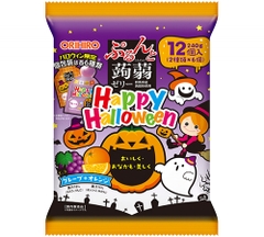 Thạch Hallowen trái cây mix nho cam Orhiro
