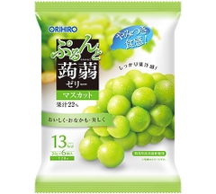 Thạch Orihiro hoa quả 6 chiếc x 20g (nhiều vị) (Vị nho xanh 120g)