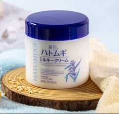 Kem dưỡng ẩm Kumano chiết xuất ý dĩ Hatomugi moisturizing conditioning 300g