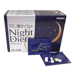Viên uống giảm cân cao cấp Night Diet Orihiro hộp 60 gói