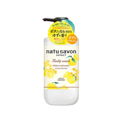 Sữa tắm tạo bọt làm mềm mịn da Softymo Natu Savon chai 500ml (nhiều mùi) (Cam Yuzu và mật ong)