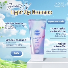 Tinh chất chống nắng Kose Suncut R Light Up tạo hiệu ứng da căng bóng