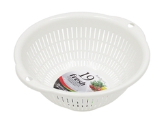 Rổ nhựa lưới Sanada Fresh 19cm - Trắng