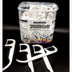 Tăm chỉ nha khoa Okamura hộp 40 cây