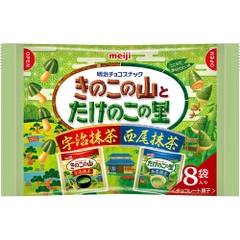 Bánh nấm socola Meiji vị Matcha Nhật Bản