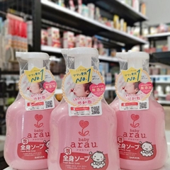 Sữa tắm gội thảo mộc Arau chai 450 ml