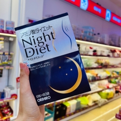 Viên uống giảm cân cao cấp Night Diet Orihiro hộp 60 gói