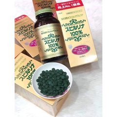 Viên uống tảo xoắn Algae Spirulina hộp 2200 viên