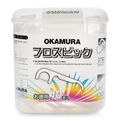 Tăm chỉ nha khoa Okamura hộp 40 cây