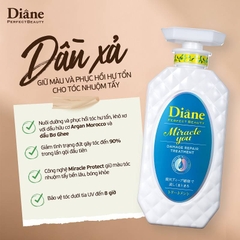 Dầu xả giữ màu tóc nhuộm tẩy Diane Miracle You Damage Repair