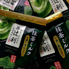 Bột trà sữa trà xanh Tsujiri Matcha Milk Kakaota 150g loại matcha đậm
