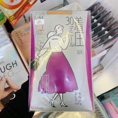 Quần tất Fukuske bó thon chân dày 30D da chân sáng size L-LL