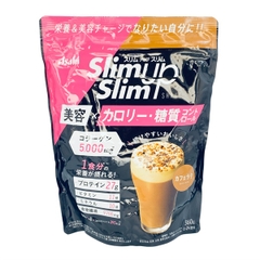 Bột giảm cân Asahi Slim Up bổ sung Collagen 360g - Vị cafe latte