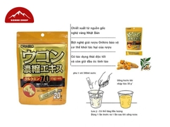 Bột nghệ giải rượu Orihiro Ukon 70mg túi 20 gói