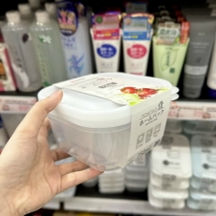 Set 2 hộp nhựa Nakaya 650ml - trắng