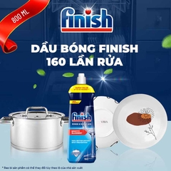 Nước làm bóng bát đĩa Finish XL Pack 800ml