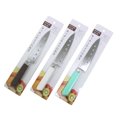 Dao gọt trái cây đục lỗ Echo 22.5cm - |Xanh|Trắng|Nâu|