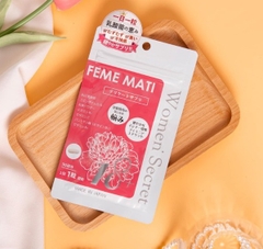 Viên uống Feme Mati Women' Secret hỗ trợ se khít vùng kín, khử mùi gói 30 viên (Mẫu mới)