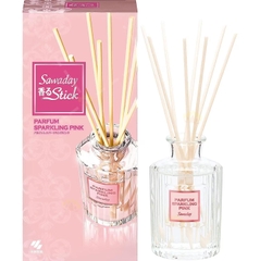 Cắm thơm phòng Sawaday hương nước hoa Parfum Sparkling Pink 70ml (hồng)