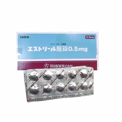 Viên đặt phụ khoa Nhật bản Mochida 0.5mg - 1 vỉ