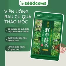 Thực phẩm bổ sung Seedcoms Viên Uống enzyme từ rau quả thảo mộc