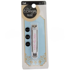 Bấm móng tay inox mẫu hoa văn KAI (cỡ nhỏ)