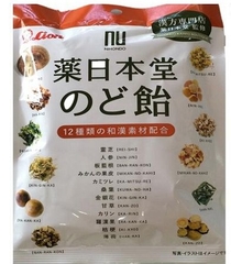 Kẹo 12 loại thảo dược Nhật Bản Lion 74g