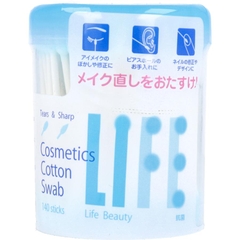 Tăm bông Life Cosmetic hộp nhựa 140 cây