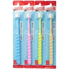 Bàn chải đánh răng cho bé Popotan 360 độ lông mềm (2 màu)