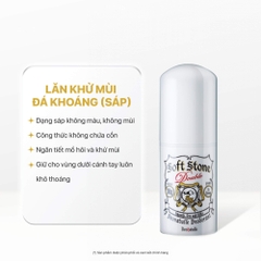 Lăn khử mùi Softstone Double Deonatulle đá khoáng 20g (mẫu mới)