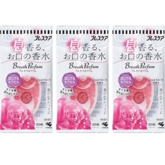Kẹo khử mùi cơ thể Breath parfum Kobayashi hương hoa hồng 30 viên