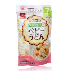 Mì Udon Hakubaku Baby tách muối cho trẻ từ 7 tháng gói 100g