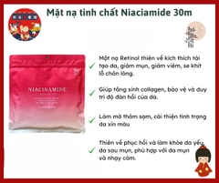 Mặt nạ Niacinamide Face Mask căng bóng, se khít lỗ chân lông và sáng đều màu da